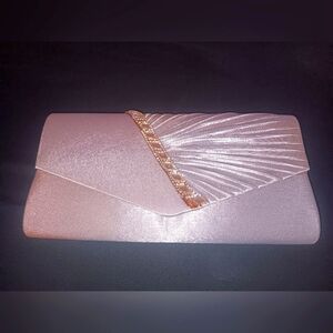 Women's silver clutch purse